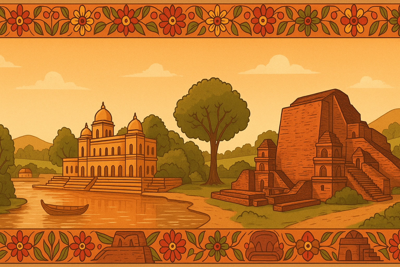 Ancient Nalanda University Ruins